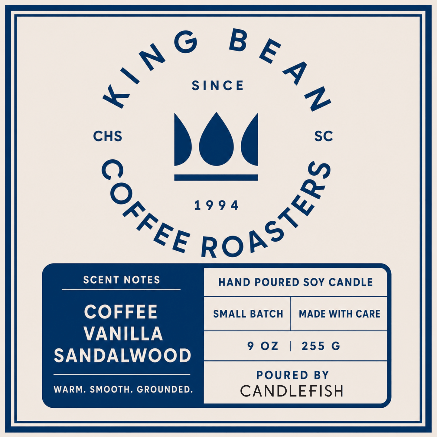 KING BEAN X CANDLEFISH COFFEE CANDLE
