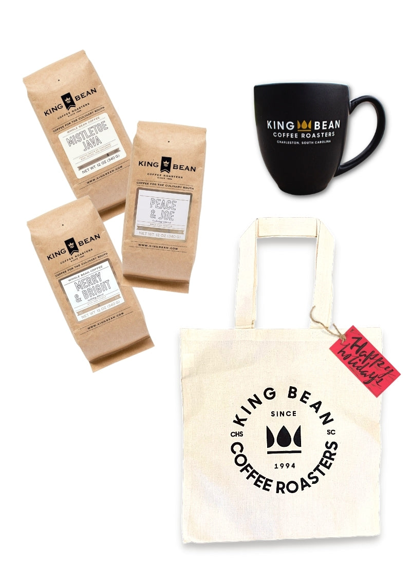 HOLIDAY COFFEE TRIO & MUG