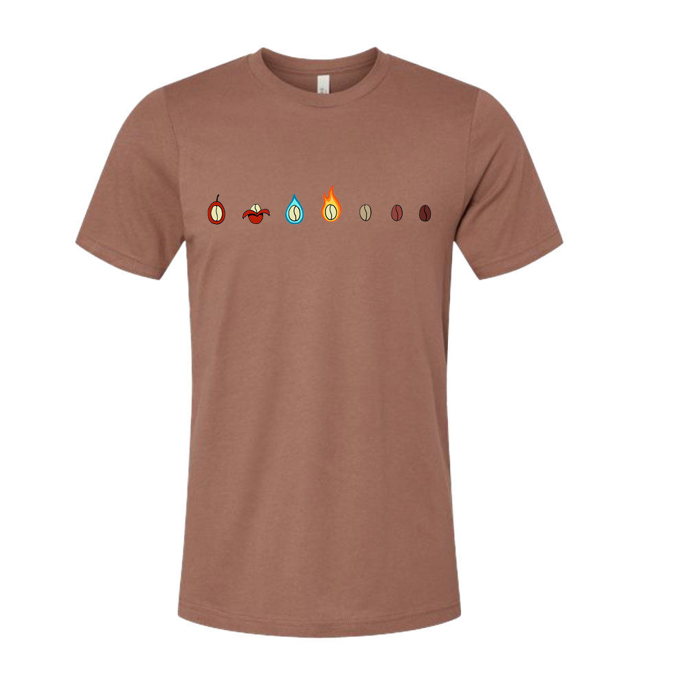 MURAL COFFEE BEANS T-SHIRT