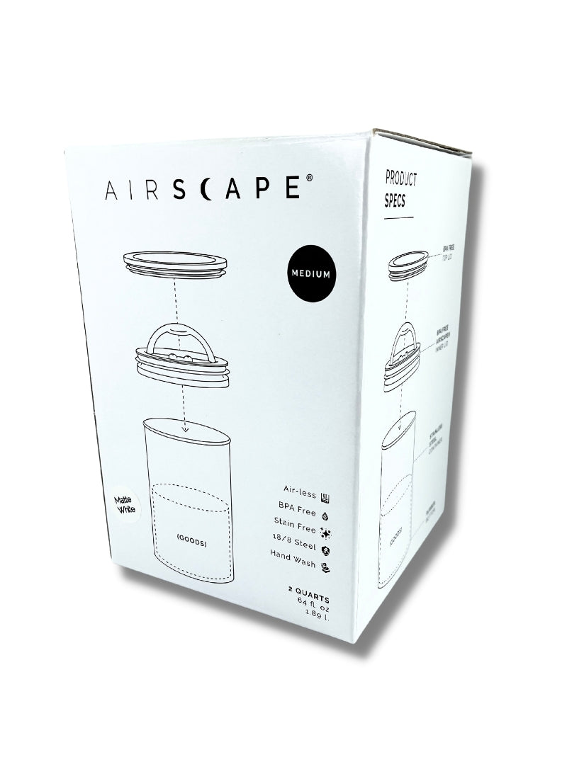 Airscape Airtight Bean Storage System I Mudhouse Coffee Roasters